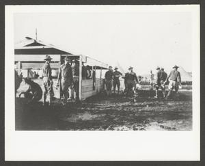 Primary view of object titled '[Group of Soldiers of the U.S. Army 14th Calvary]'.