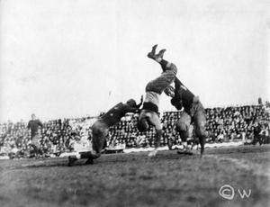 Primary view of object titled '[Texas vs. Notre Dame football game]'.