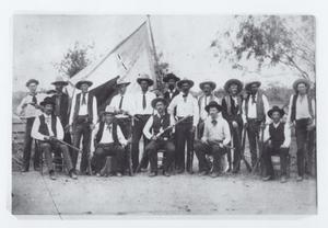 Primary view of object titled '[Texas Rangers - Company "E" Frontier Battalion]'.