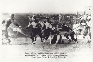 Primary view of object titled '[University of Texas football vs. Notre Dame]'.