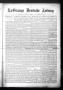 Primary view of La Grange Deutsche Zeitung (La Grange, Tex.), Vol. 29, No. 7, Ed. 1 Thursday, October 3, 1918