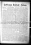 Primary view of La Grange Deutsche Zeitung (La Grange, Tex.), Vol. 29, No. 3, Ed. 1 Thursday, September 5, 1918