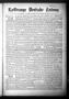 Newspaper: La Grange Deutsche Zeitung (La Grange, Tex.), Vol. 30, No. 10, Ed. 1 …