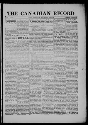 Primary view of The Canadian Record (Canadian, Tex.), Vol. 27, No. 27, Ed. 1  Thursday, April 8, 1920