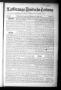 Thumbnail image of item number 1 in: 'La Grange Deutsche Zeitung (La Grange, Tex.), Vol. 34, No. 26, Ed. 1 Thursday, February 7, 1924'.