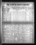 Newspaper: The Fayette County Record (La Grange, Tex.), Vol. 24, No. 86, Ed. 1 T…