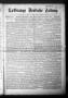 Primary view of La Grange Deutsche Zeitung (La Grange, Tex.), Vol. 29, No. 1, Ed. 1 Thursday, August 22, 1918