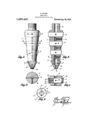 Primary view of object titled 'Rock-Drill'.