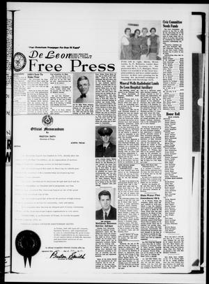Primary view of object titled 'De Leon Free Press (De Leon, Tex.), Vol. 79, No. 39, Ed. 1 Thursday, March 13, 1969'.