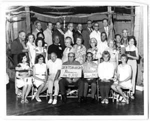 Primary view of object titled 'Denton High School Class of '42 Reunion'.