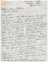 Primary view of [Letter from Mrs. Vera Slack to Truett Latimer, April 8, 1957]