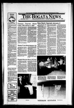 Primary view of object titled 'Bogata News (Bogata, Tex.), Vol. 79, No. 13, Ed. 1 Thursday, January 4, 1990'.