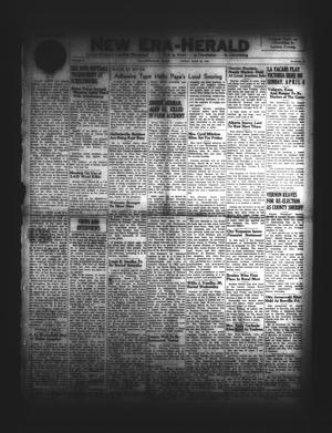 Primary view of object titled 'New Era-Herald (Hallettsville, Tex.), Vol. 75, No. 56, Ed. 1 Friday, March 26, 1948'.