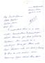 Primary view of [Letter from Mrs. John J. Valkenoon to Truett Latimer, April 9, 1959]