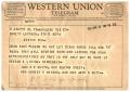 Letter: [Telegram Opposing House Bill 727, April 26, 1959]