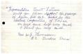 Letter: [Letter from Mrs. W. J. Thomasson to Truett Latimer, 1961]