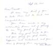 Letter: [Letter from Rita Banker to Truett Latimer, September 28, 1961]