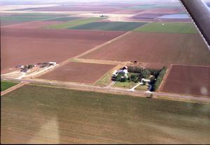 Primary view of object titled '[Aerial Photo of Bill Gentry's Farm]'.