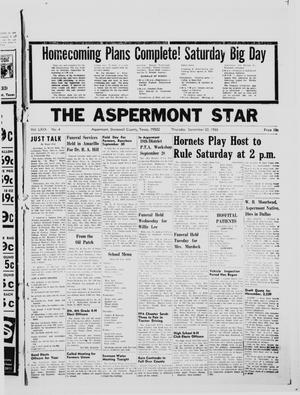 Primary view of The Aspermont Star (Aspermont, Tex.), Vol. 69, No. 4, Ed. 1  Thursday, September 22, 1966