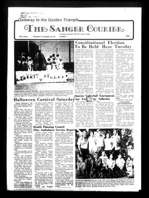 Primary view of object titled 'The Sanger Courier (Sanger, Tex.), Vol. 78, No. 5, Ed. 1 Thursday, October 30, 1975'.