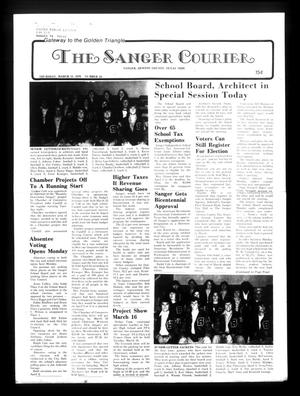 Primary view of object titled 'The Sanger Courier (Sanger, Tex.), Vol. [78], No. 24, Ed. 1 Thursday, March 11, 1976'.