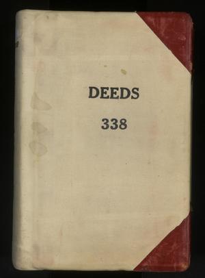 Primary view of object titled 'Travis County Deed Records: Deed Record 338'.