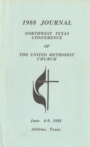 Primary view of object titled 'Journal of the Northwest Texas Annual Conference, the United Methodist Church: 1988'.