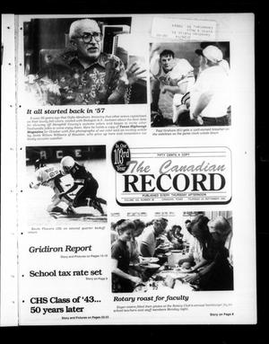 Primary view of object titled 'The Canadian Record (Canadian, Tex.), Vol. 103, No. 38, Ed. 1 Thursday, September 23, 1993'.