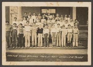 Primary view of object titled '[Group of Students From the Campus Ward School]'.