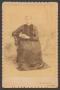 Primary view of [Photograph of a Woman in Dark Clothing]