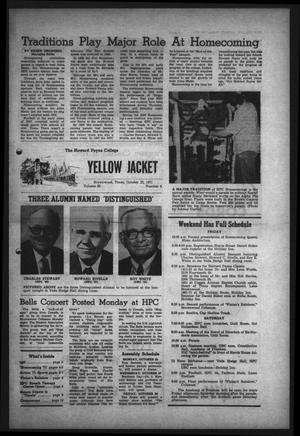 Primary view of object titled 'The Howard Payne College Yellow Jacket (Brownwood, Tex.), Vol. 59, No. 9, Ed. 1  Friday, October 22, 1971'.