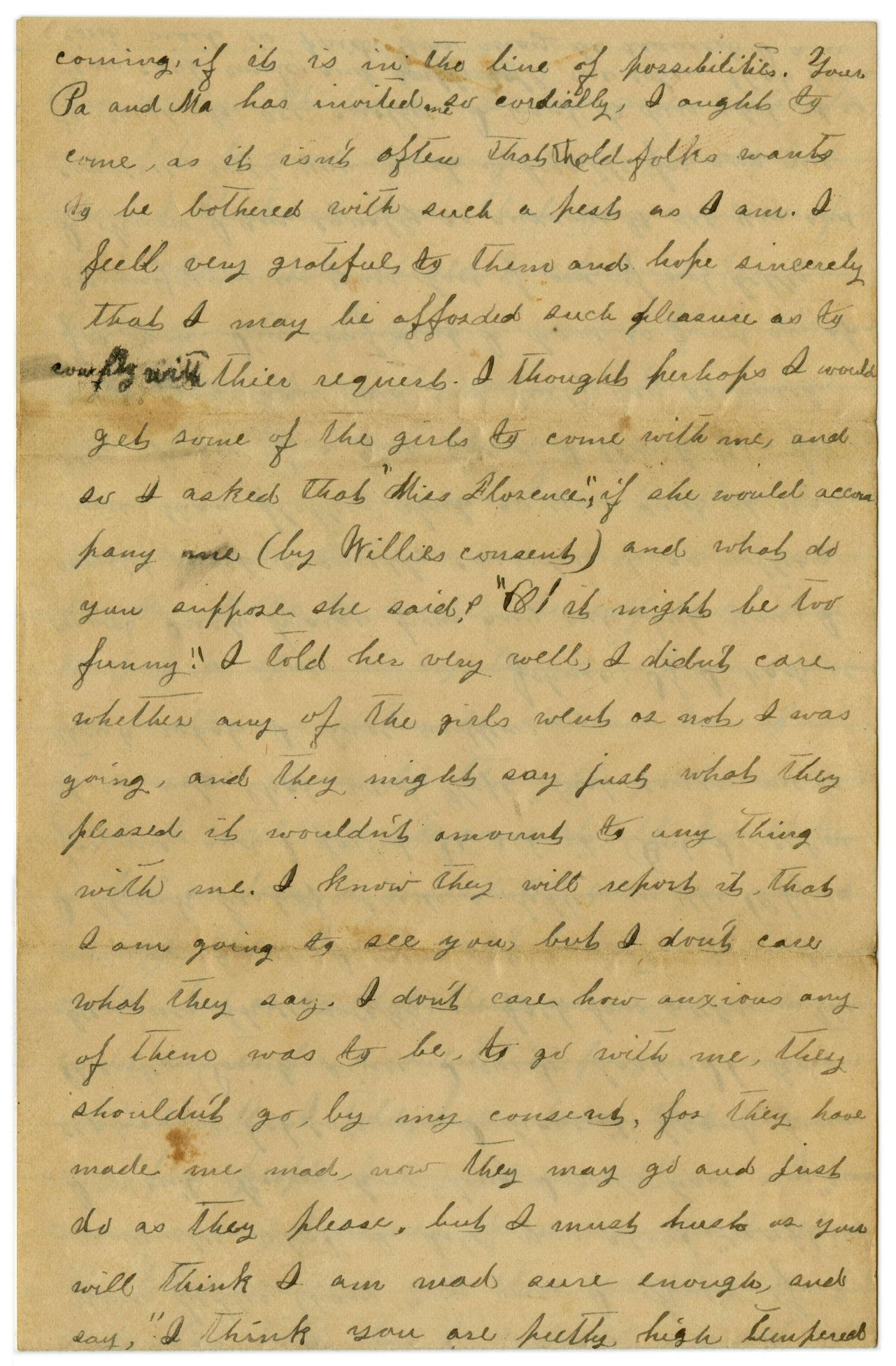 [Letter from Emma Davis to John C. Brewer, March 16, 1879]
                                                
                                                    [Sequence #]: 3 of 6
                                                