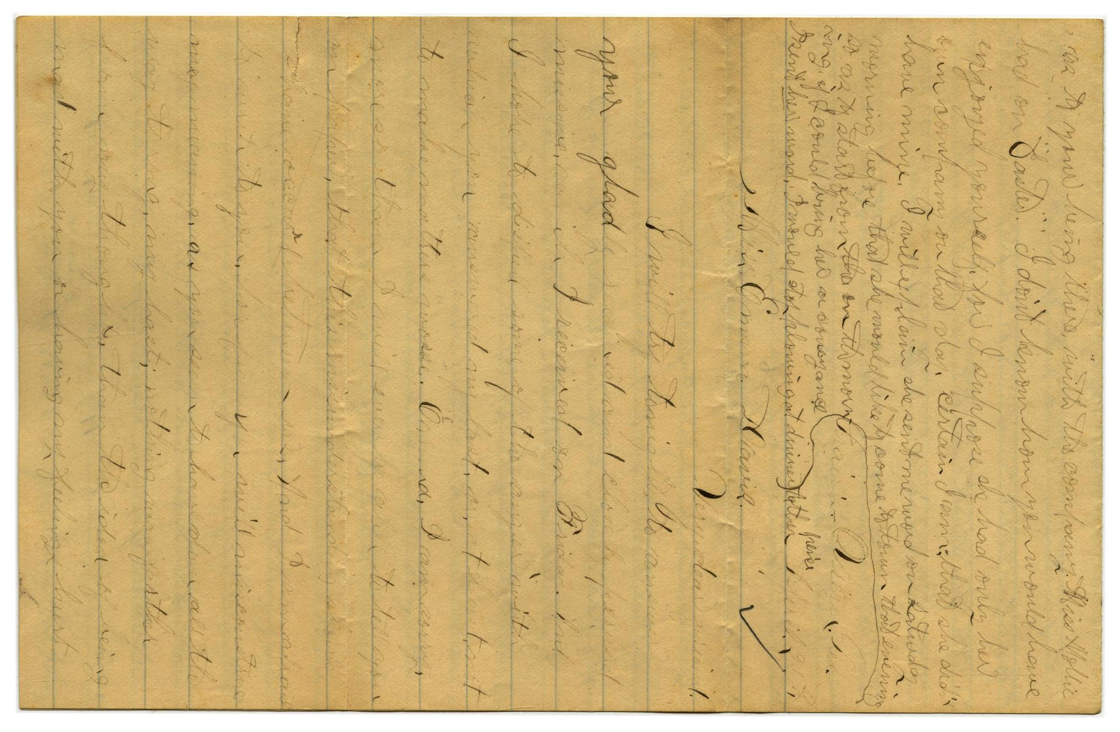 [Letter from John C. Brewer to Emma Davis, April 21, 1879]
                                                
                                                    [Sequence #]: 1 of 6
                                                