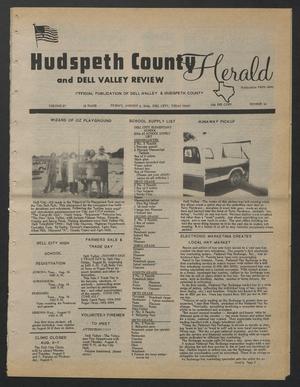 Primary view of object titled 'Hudspeth County Herald and Dell Valley Review (Dell City, Tex.), Vol. 26, No. 50, Ed. 1 Friday, August 3, 1984'.