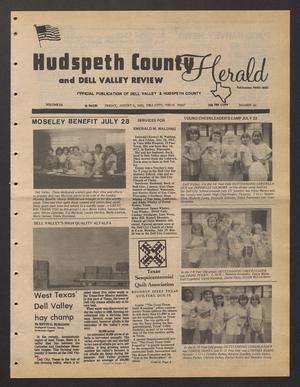 Primary view of object titled 'Hudspeth County Herald and Dell Valley Review (Dell City, Tex.), Vol. 28, No. 49, Ed. 1 Friday, August 2, 1985'.