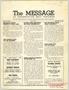 Journal/Magazine/Newsletter: The Message, Volume 6, Number 1, August 1951