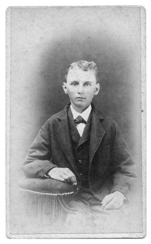 Primary view of object titled '[Portrait of an Unknown Boy]'.