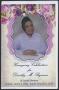 Thumbnail image of item number 1 in: '[Funeral Program for Dorothy M. Bynum, January 22, 2018]'.