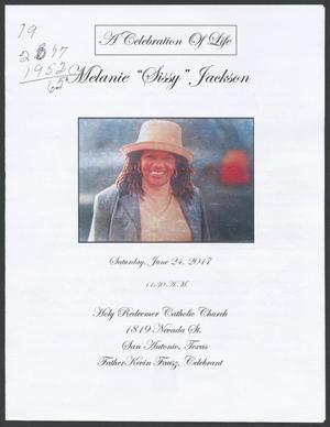Primary view of object titled '[Funeral Program for Melanie "Sissy" Jackson, June 24, 2017]'.