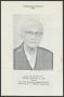 Thumbnail image of item number 1 in: '[Funeral Program for Sister Pearlie B. Price, September 1, 1987]'.