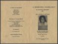 Thumbnail image of item number 3 in: '[Funeral Program for Sis. Velma S. Butler, March 8, 1993]'.