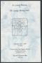 Thumbnail image of item number 1 in: '[Funeral Program for Mr. George Harvey Mills, July 6, 1999]'.