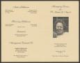 Thumbnail image of item number 3 in: '[Funeral Program for Sis. Jimmie D. Aycock, June 9, 1998]'.