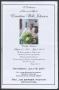 Primary view of [Funeral Program for Ernestine Wells Johnson, July 25, 2017]
