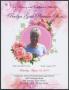 Thumbnail image of item number 1 in: '[Funeral Program for Roslyn Gail Warner Sion, August 12, 2017]'.