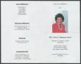 Thumbnail image of item number 3 in: '[Funeral Program for Nora E. Simmons, November 12, 1998]'.