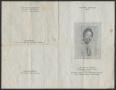 Thumbnail image of item number 3 in: '[Funeral Program for Mr. Harry F. Gaines, June 10, 1987]'.