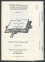 Primary view of [Funeral Program for Edward L. Green, January 27, 1992]