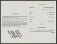 Thumbnail image of item number 2 in: '[Funeral Program for Fred W. Abernathy, January 12, 1993]'.