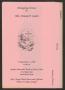 Pamphlet: [Funeral Program for Mrs. Fannie P. Smith, June 17, 1994]